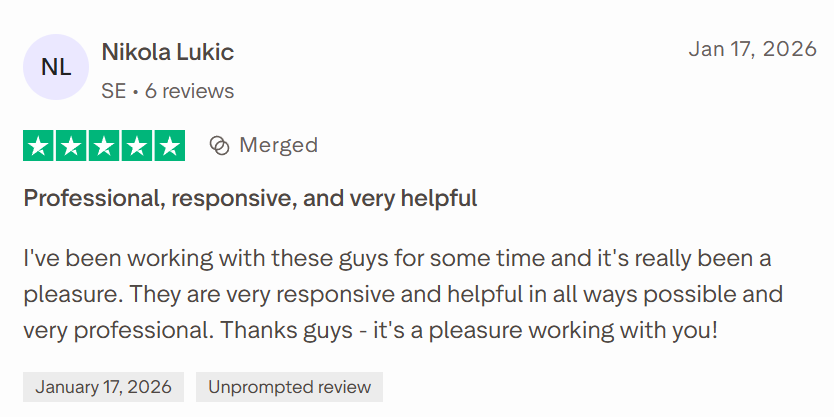 Original client review screenshot 5